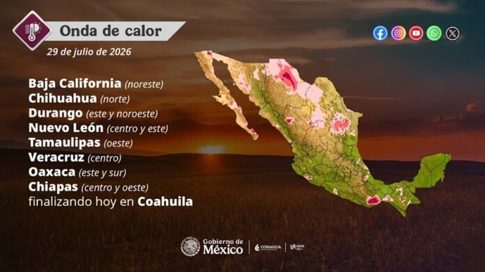 Guerrero mantendrá temperaturas de hasta 40 °C este miércoles. El SMN también prevé lluvias fuertes en algunas regiones y oleaje elevado en la costa