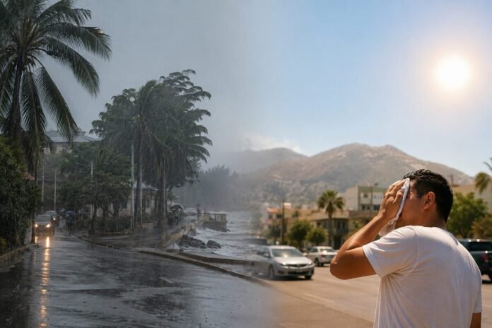 El SMN pronostica lluvias fuertes en 10 estados y el inicio de una onda de calor en el noroeste. Conoce las recomendaciones de Protección Civil.
