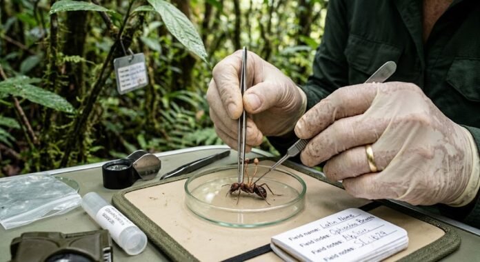 Investigadores de la UdeG documentaron seis especies de hongos zombis en Jalisco capaces de alterar el comportamiento de las hormigas.