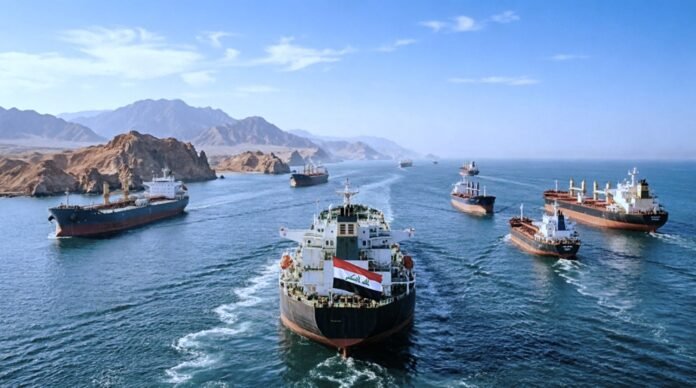 Irán autoriza el paso de petroleros iraquíes por estrecho de Ormuz mientras el tráfico sigue restringido y Bagdad busca rutas alternativas para exportar crudo.